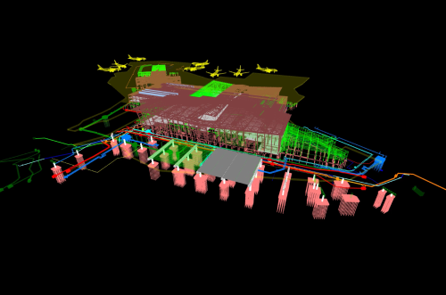 VDC — 4D sequencing and coordinated site logistics model