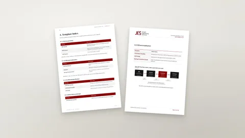 Template index and CDE four-states pages