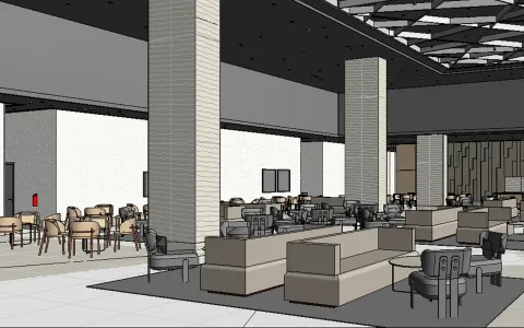 Interiors coordination, coordinated joinery, ceiling grid and FF&E against base-build MEP
