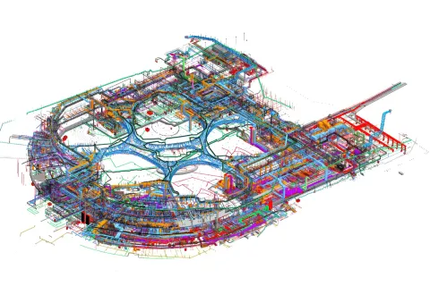 BIM Delivery, fully coordinated multidiscipline model
