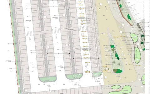Civil drawing pack, general arrangement site plan