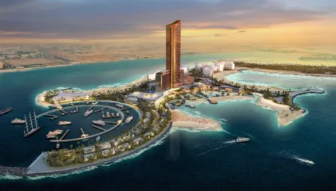 Interior design BIM for Wynn Al Marjan Island, brand standards held across the resort